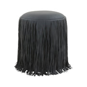 Shag Me Performance Vegan Leather Ottoman
