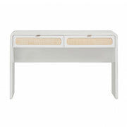 Patty 48" Rattan 2-Drawer Console Desk