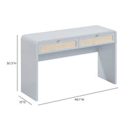 Patty 48" Rattan 2-Drawer Console Desk