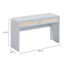 Patty 48" Rattan 2-Drawer Console Desk