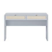 Patty 48" Rattan 2-Drawer Console Desk
