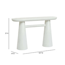 Baila 50" Glossy Lacquer Console Table