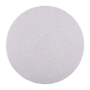 Terrazzo 27.5" Light Speckled Concrete Round Coffee Table