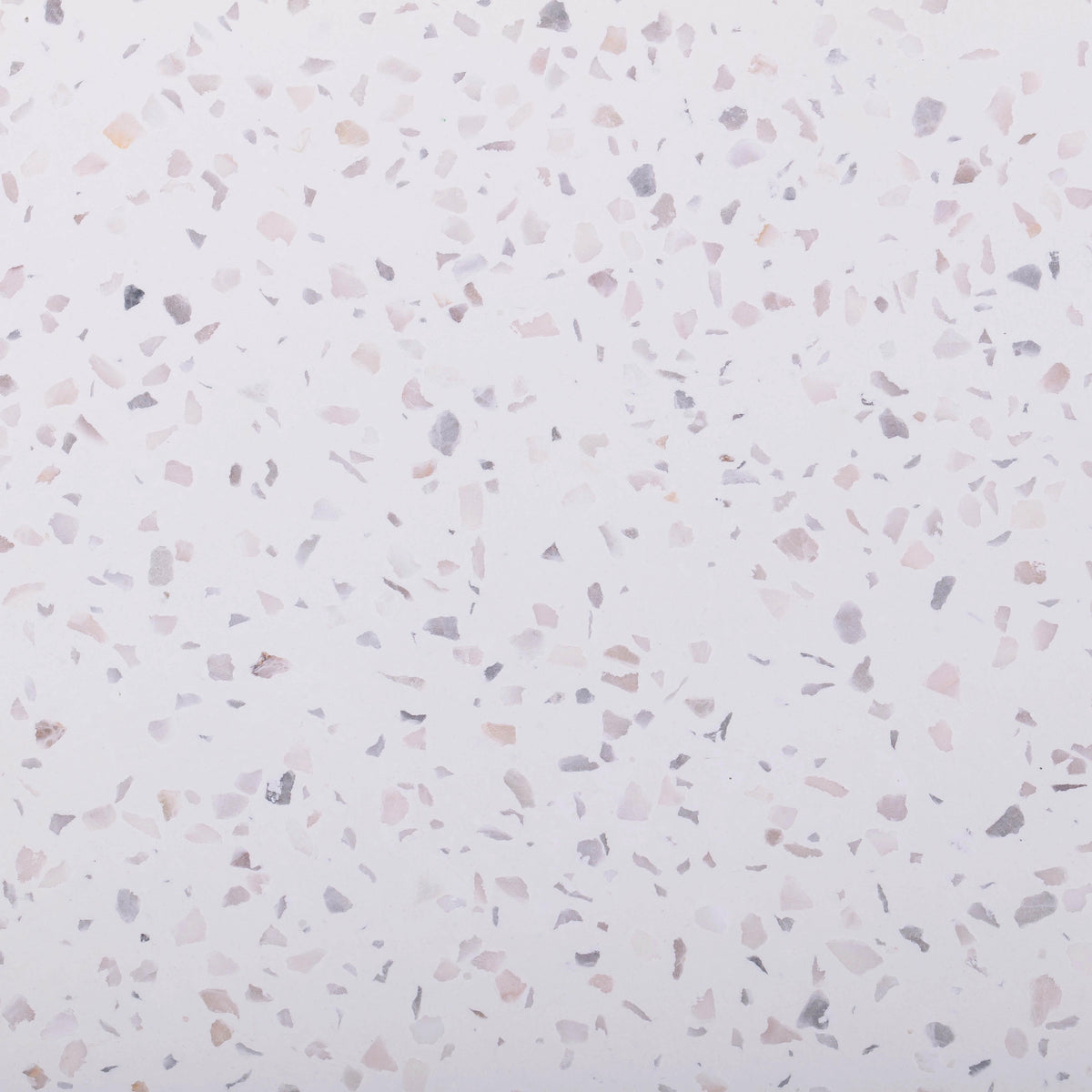 Terrazzo 27.5" Light Speckled Concrete Round Coffee Table