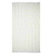 Loop White Area Rug