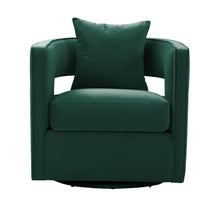 Kennedy Performance Velvet Swivel Accent Chair