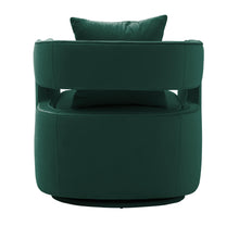 Kennedy Performance Velvet Swivel Accent Chair