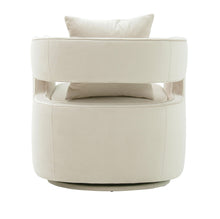 Kennedy Performance Velvet Swivel Accent Chair