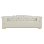Farah 91" Performance Velvet Sofa by Inspire Me! Home Decor