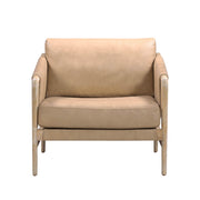 Chakka Contract-Grade Genuine Leather Accent Chair