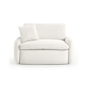 Rachelle Cream Performance Velvet Lounge Chair