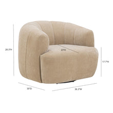 Jasmine Swivel Accent Chair