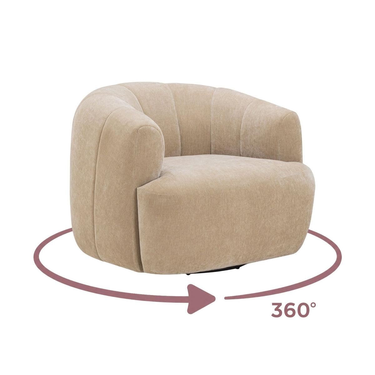 Jasmine Swivel Accent Chair
