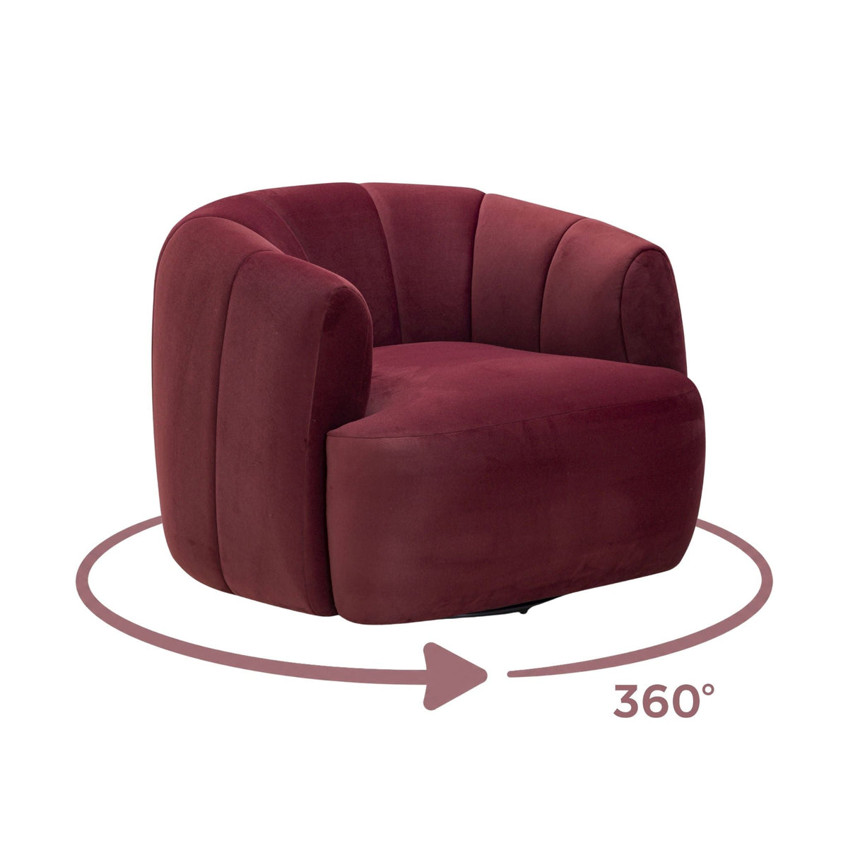 Jasmine Swivel Accent Chair