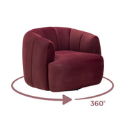 Jasmine Swivel Accent Chair