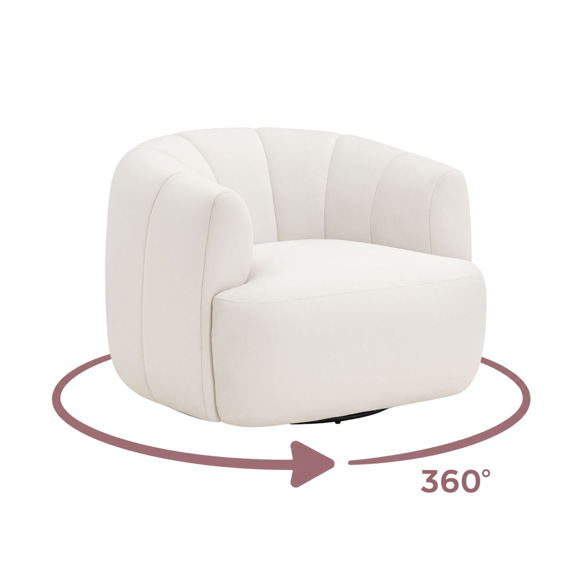 Jasmine Swivel Accent Chair