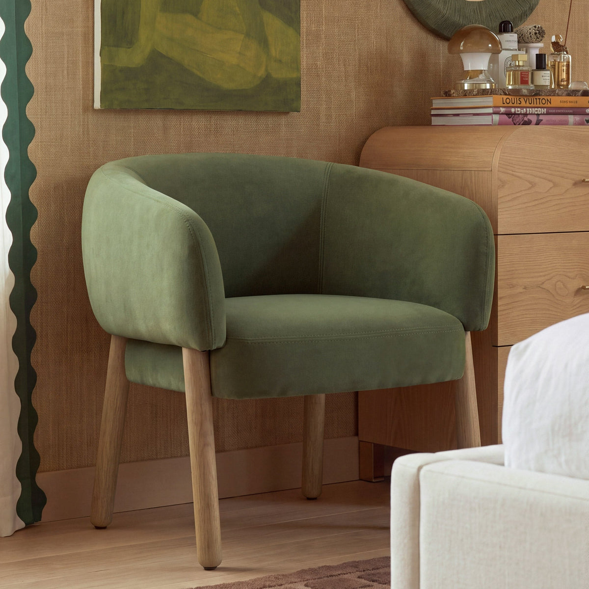 Foxy Performance Fabric Accent Chair