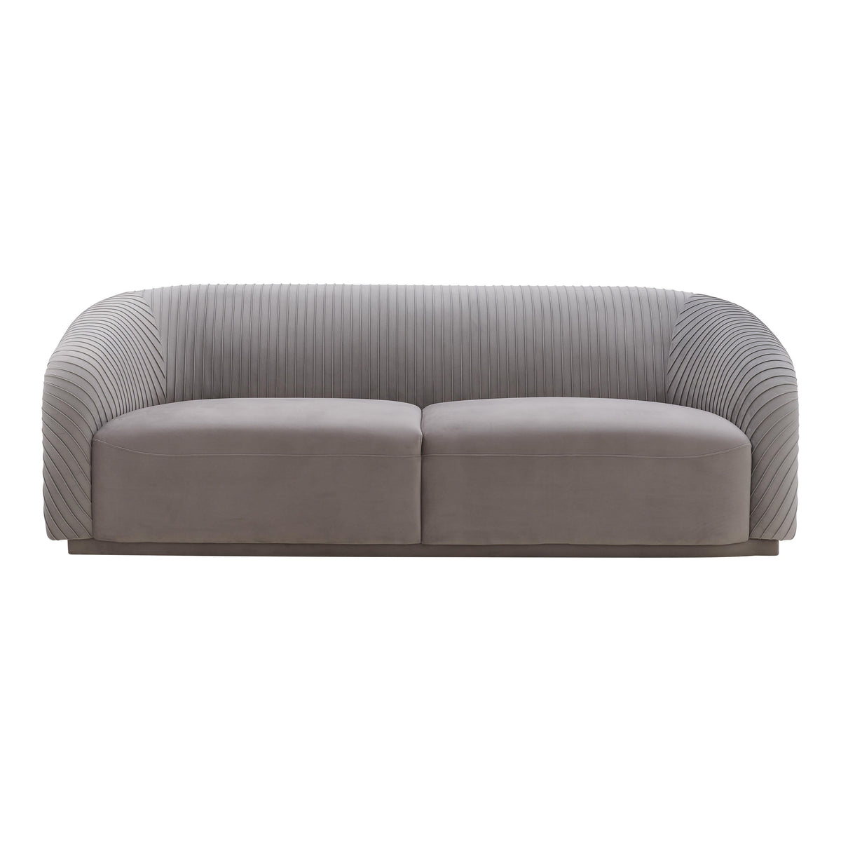 Yara 90.6" Pleated Performance Velvet Sofa by Inspire Me! Home Decor