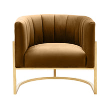 Magnolia Performance Velvet Accent Chair - Gold Base