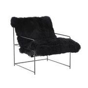 Kimi Genuine Sheepskin Accent Chair