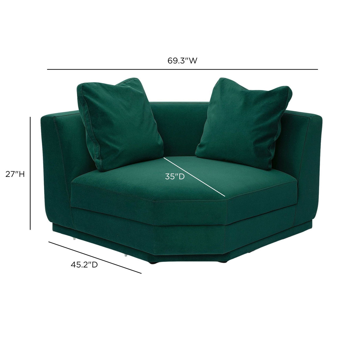 Perry Modular Corner Wedge