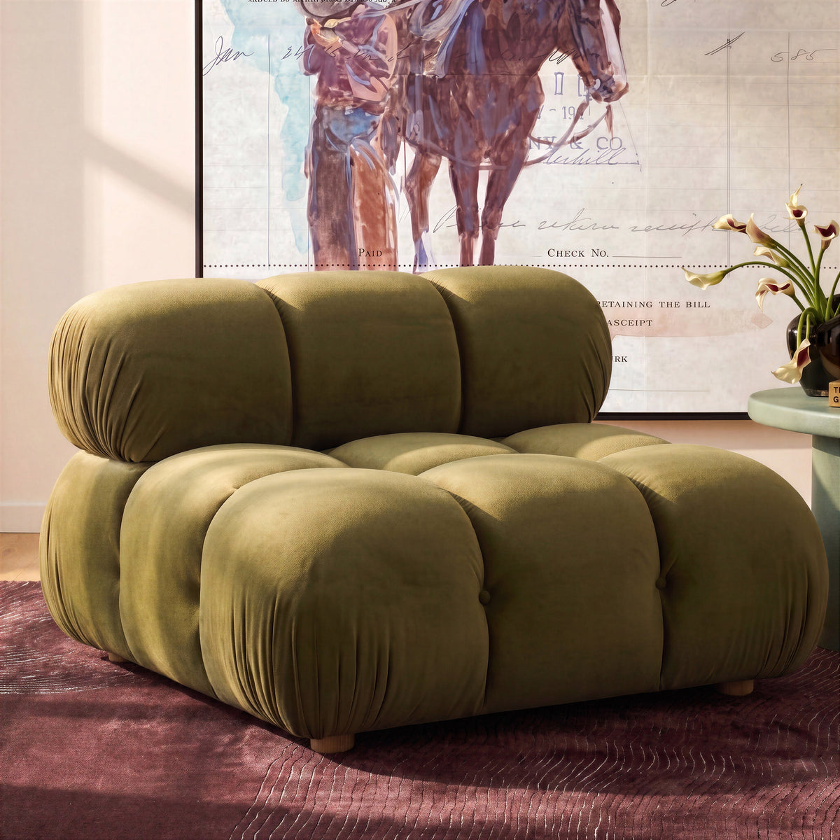 Calliope Performance Modular Armless Chair