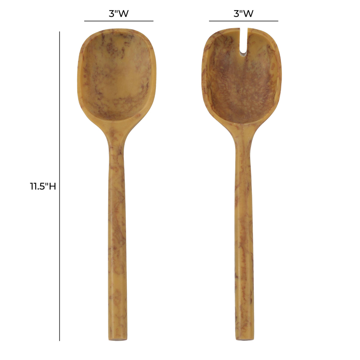 Mera Resin Serving Spoons - Set of 2