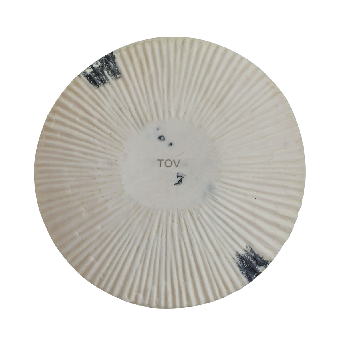 Ikani  Black & White Resin Serving Plate