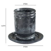 Channeled Swirl Resin Kiddush Cup
