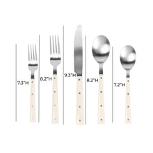 Soline Stainless Steel Flatware - Set of 5 Pieces - Service for 1