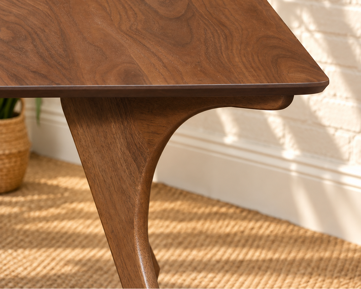 Tanner Dining Table in Natural Walnut