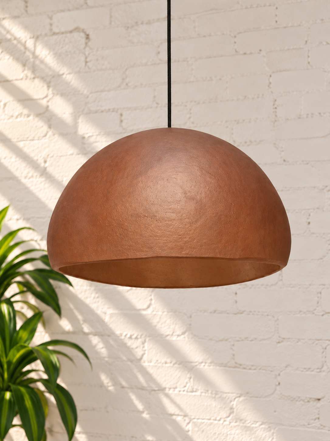 Tayla Hanging Lamp in Terracotta
