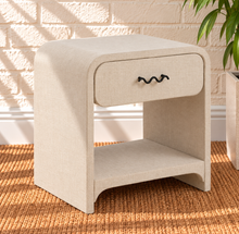Thiago Nightstand with Drawer in Greige
