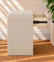 Thiago Nightstand with Drawer in Greige