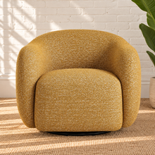 Valencia Lounge Chair in Textured Yellow