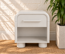 Vivienne One Drawer Nightstand in Soft White