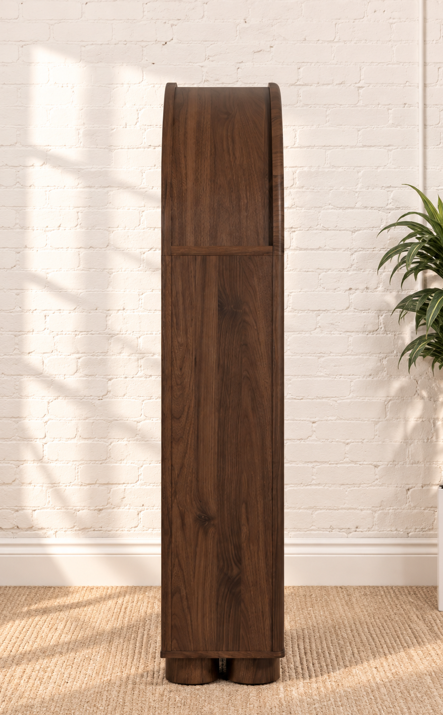 Vivienne Secretary Cabinet in Dark Walnut