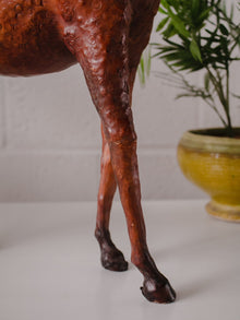 Ram Leather Sculpture