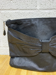 Vintage Soft Black Leather Handbag