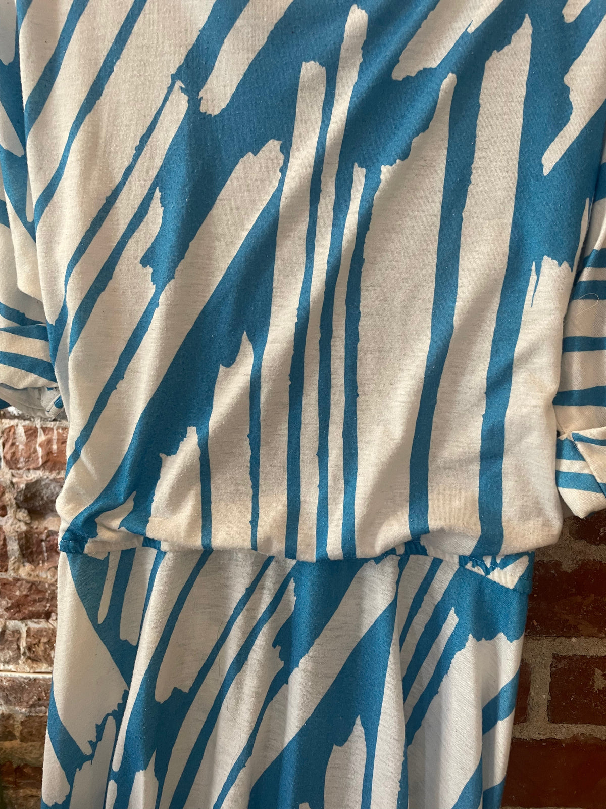 Blue and White Saved by the Bell dress
