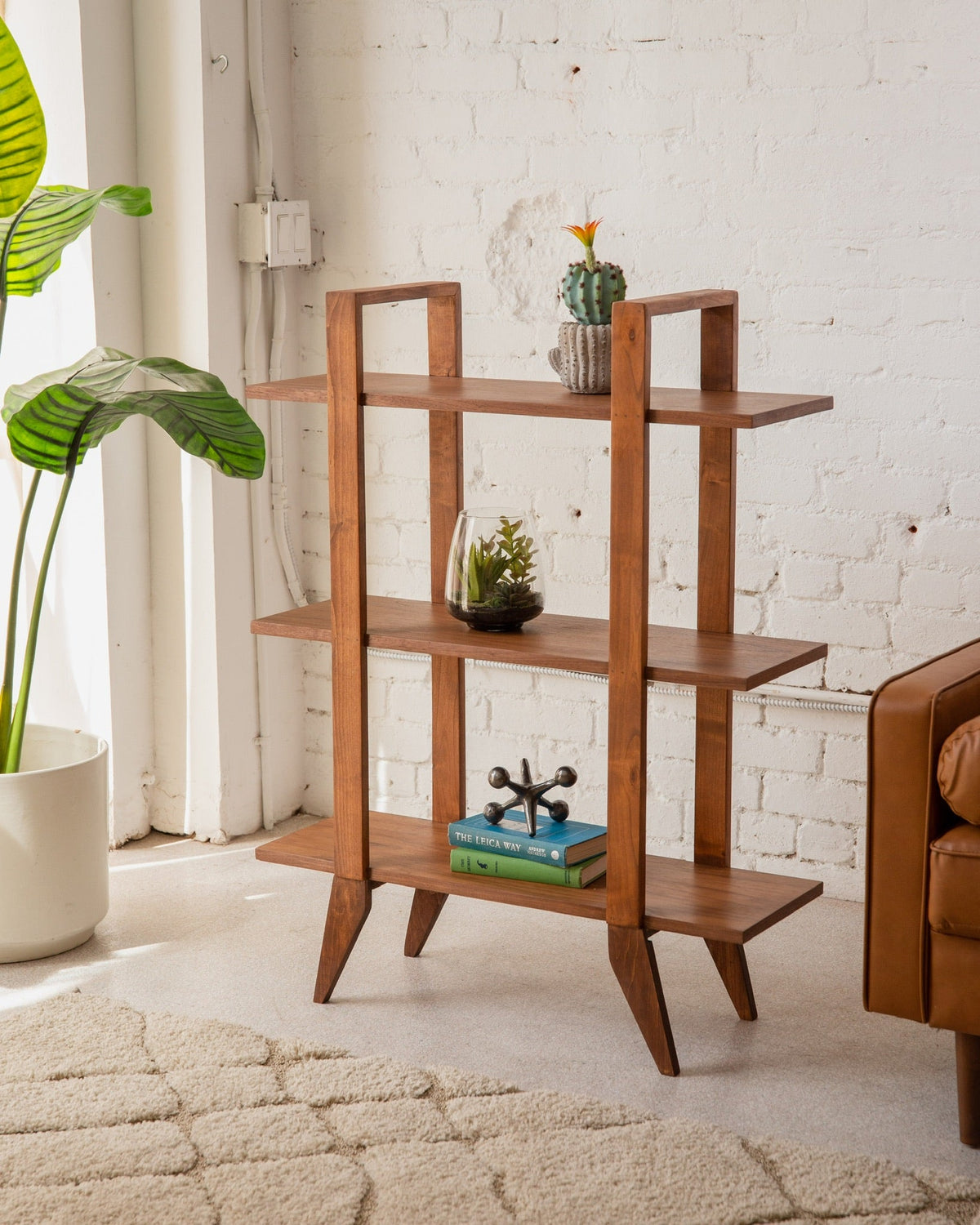 Walnut Hayes Bookshelf
