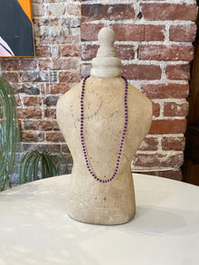 Purple Beaded Necklace