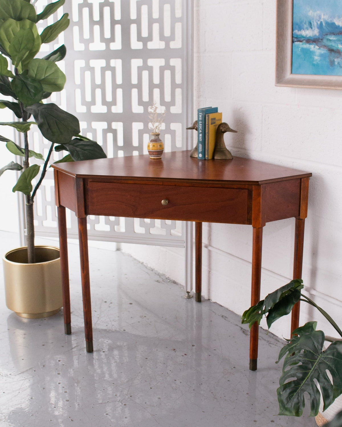 Margot Corner Desk w/ Drawer