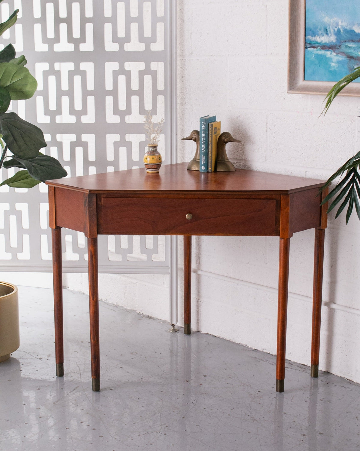 Margot Corner Desk w/ Drawer