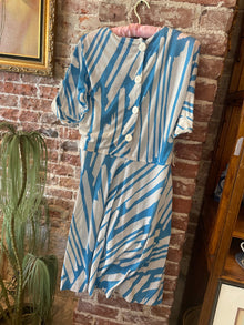Blue and White Saved by the Bell dress