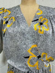 Vintage 80’s Graphic Dress (11-12)