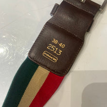 Vintage Stretchy Striped Coach Belt