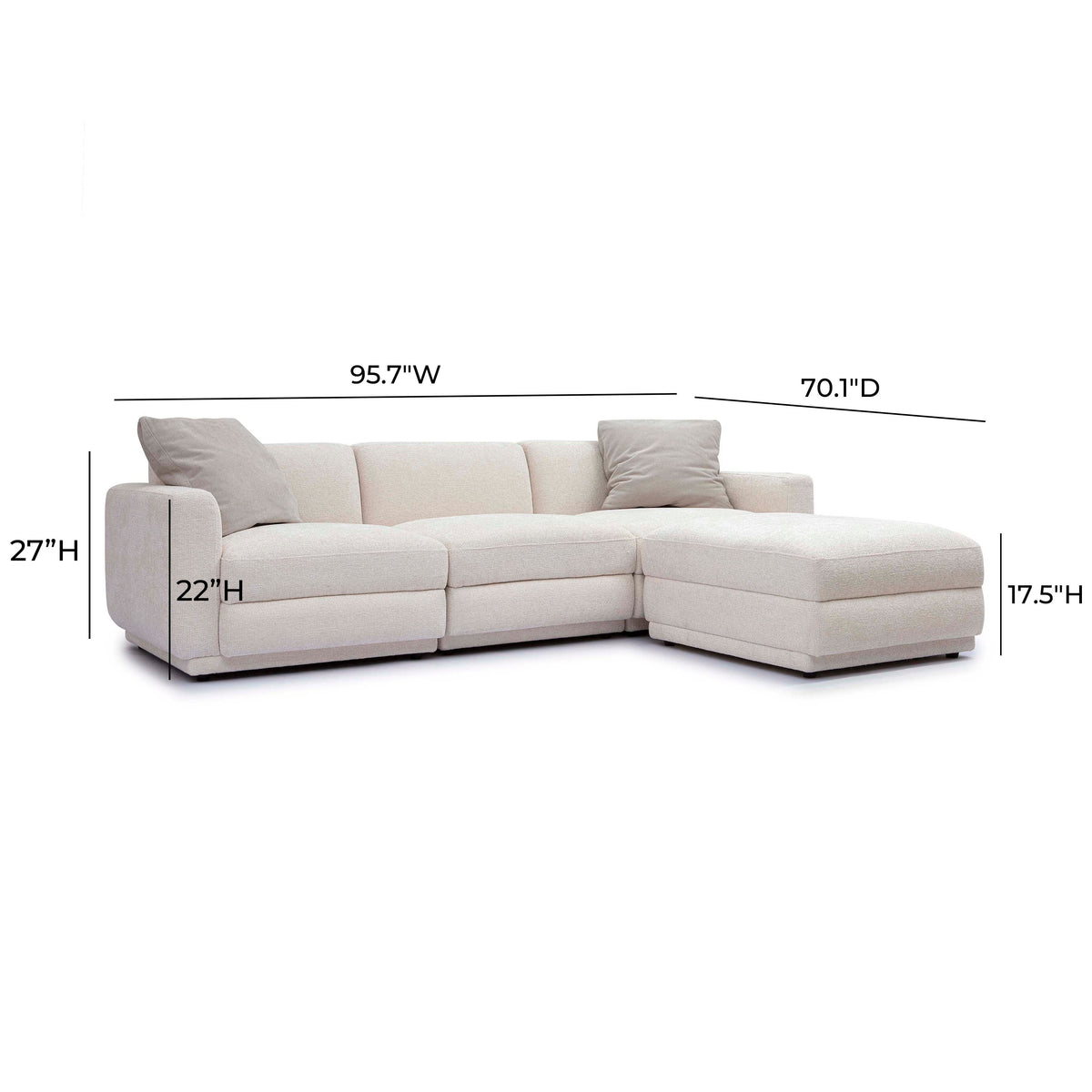 Perry 4-Piece Modular Sectional