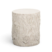 Fawn Driftwood Concrete Indoor/Outdoor Side Table