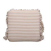 Gertrude Performance Linen Skirted Ottoman